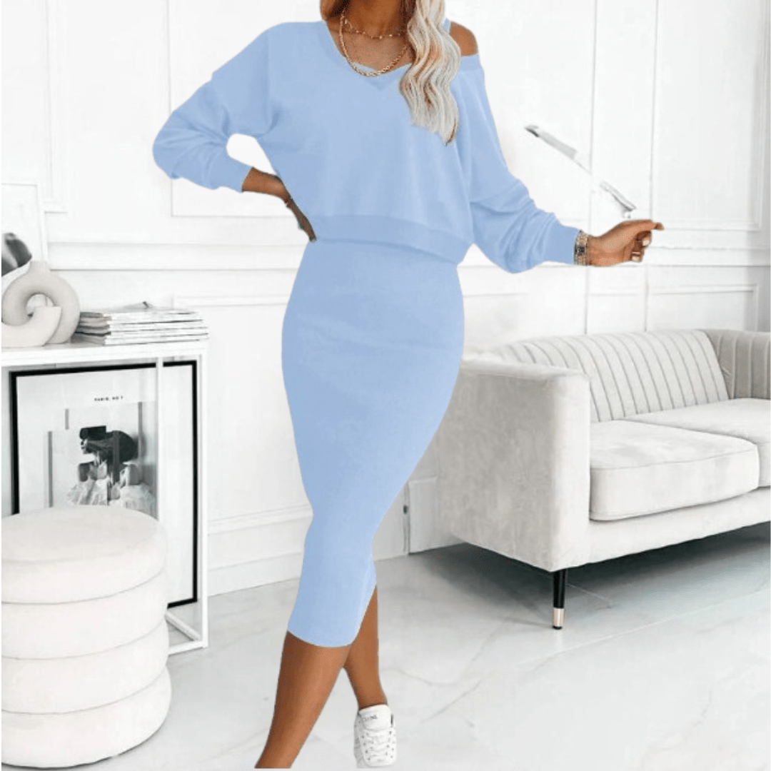 Aurelia - Freizeit-Sweatshirt und Kleid Set