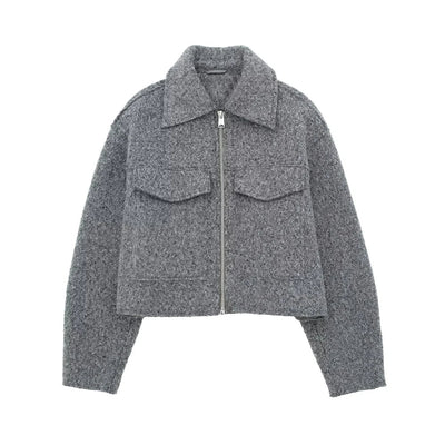 Ayla Kurzjacke mit Reißverschluss und Taschen