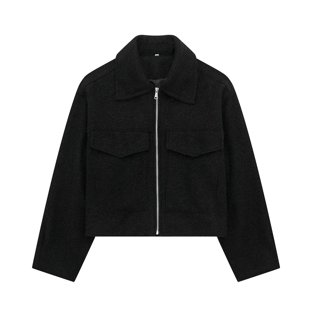 Ayla Kurzjacke mit Reißverschluss und Taschen