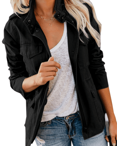Chantal Jacke mit Reißverschluss und Brusttaschen