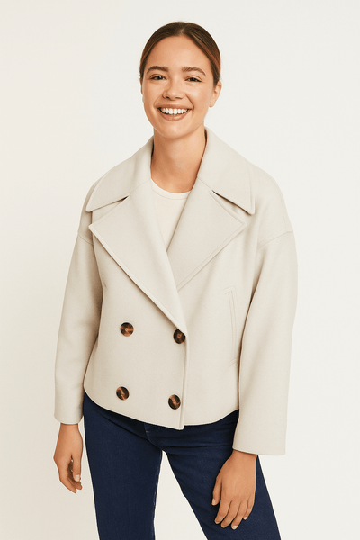 Dora jacke mit doppelreihiger Knopfleiste