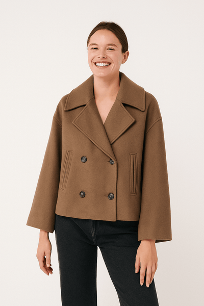 Dora jacke mit doppelreihiger Knopfleiste