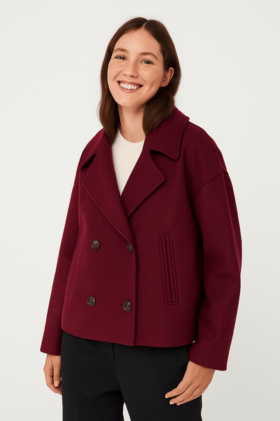 Dora jacke mit doppelreihiger Knopfleiste