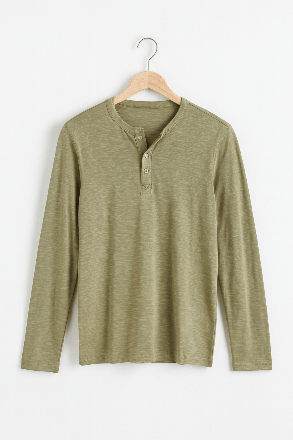 Edmund Langarm-Henley-Shirt