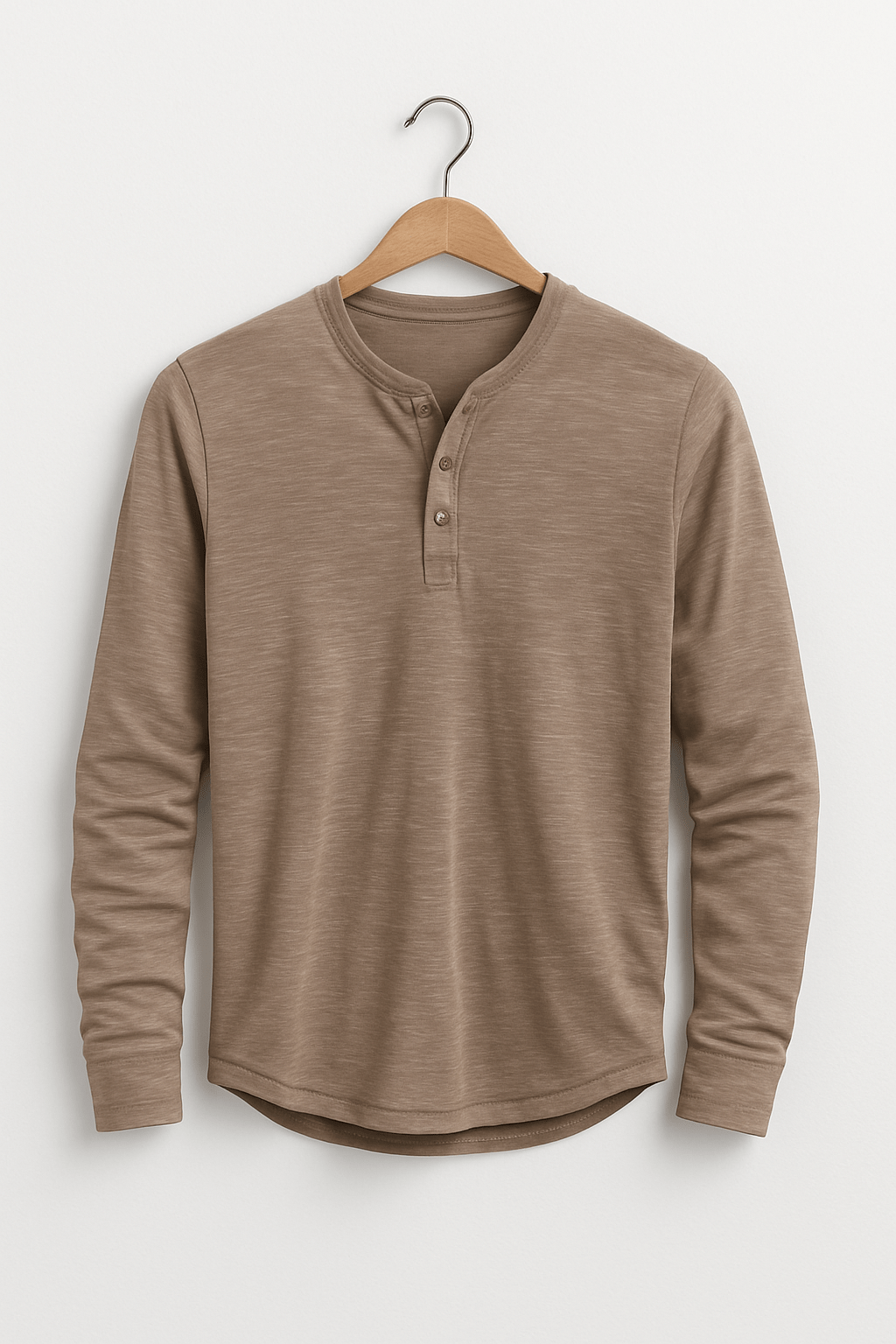 Edmund Langarm-Henley-Shirt