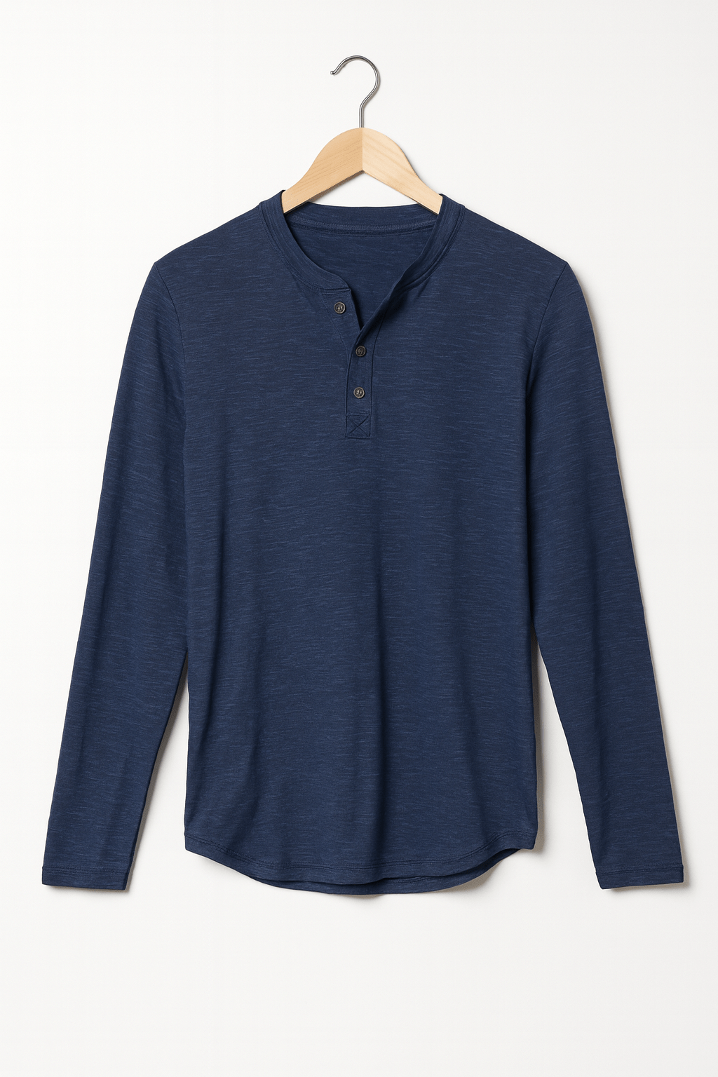 Edmund Langarm-Henley-Shirt