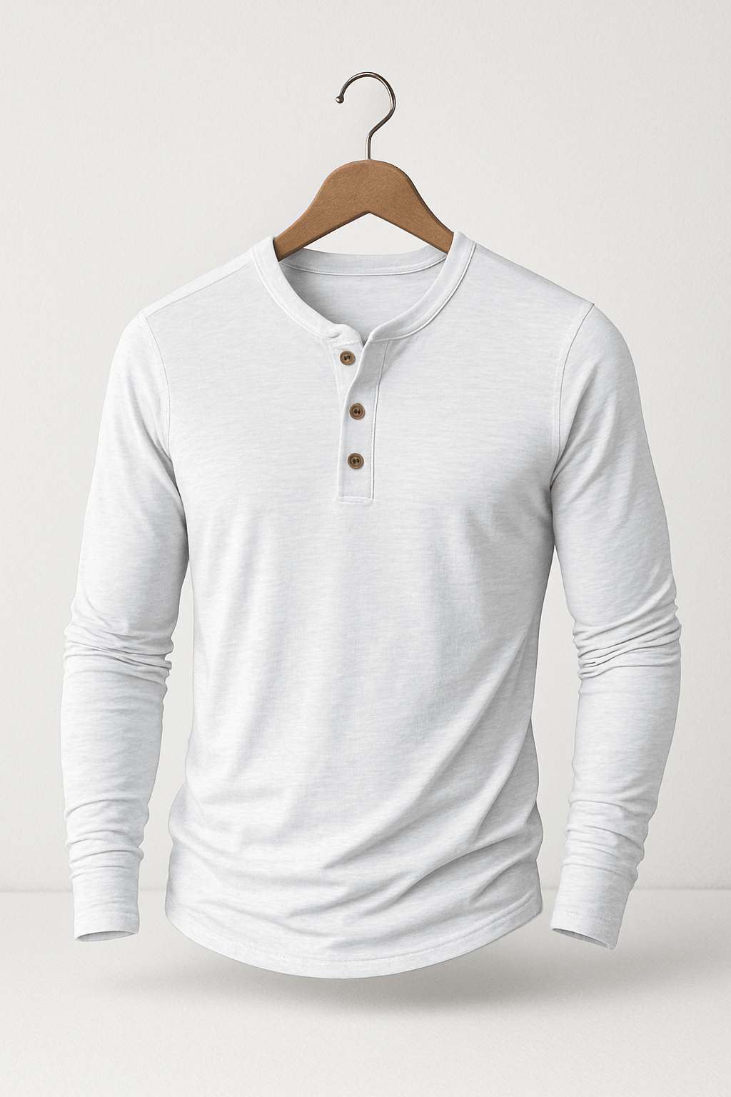 Edmund Langarm-Henley-Shirt