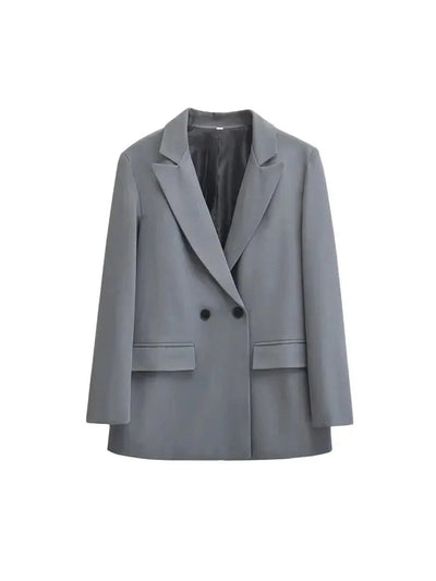 Fatima Blazer mit Reverskragen und Knöpfen