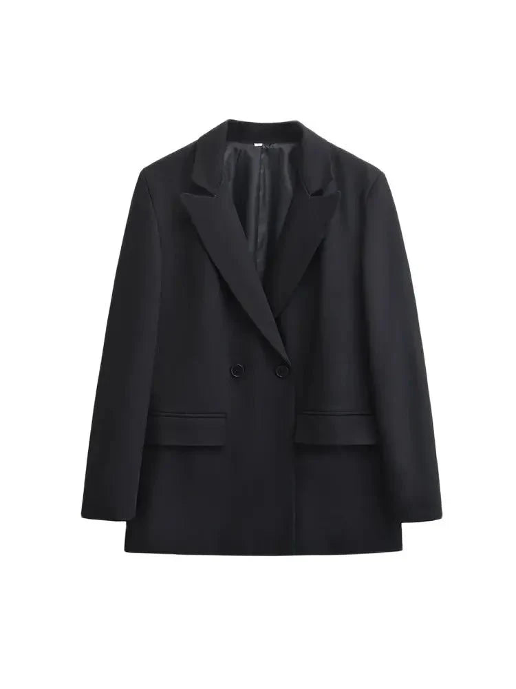 Fatima Blazer mit Reverskragen und Knöpfen
