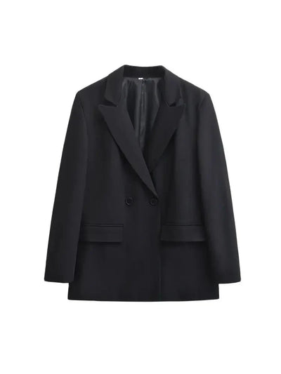 Fatima Blazer mit Reverskragen und Knöpfen
