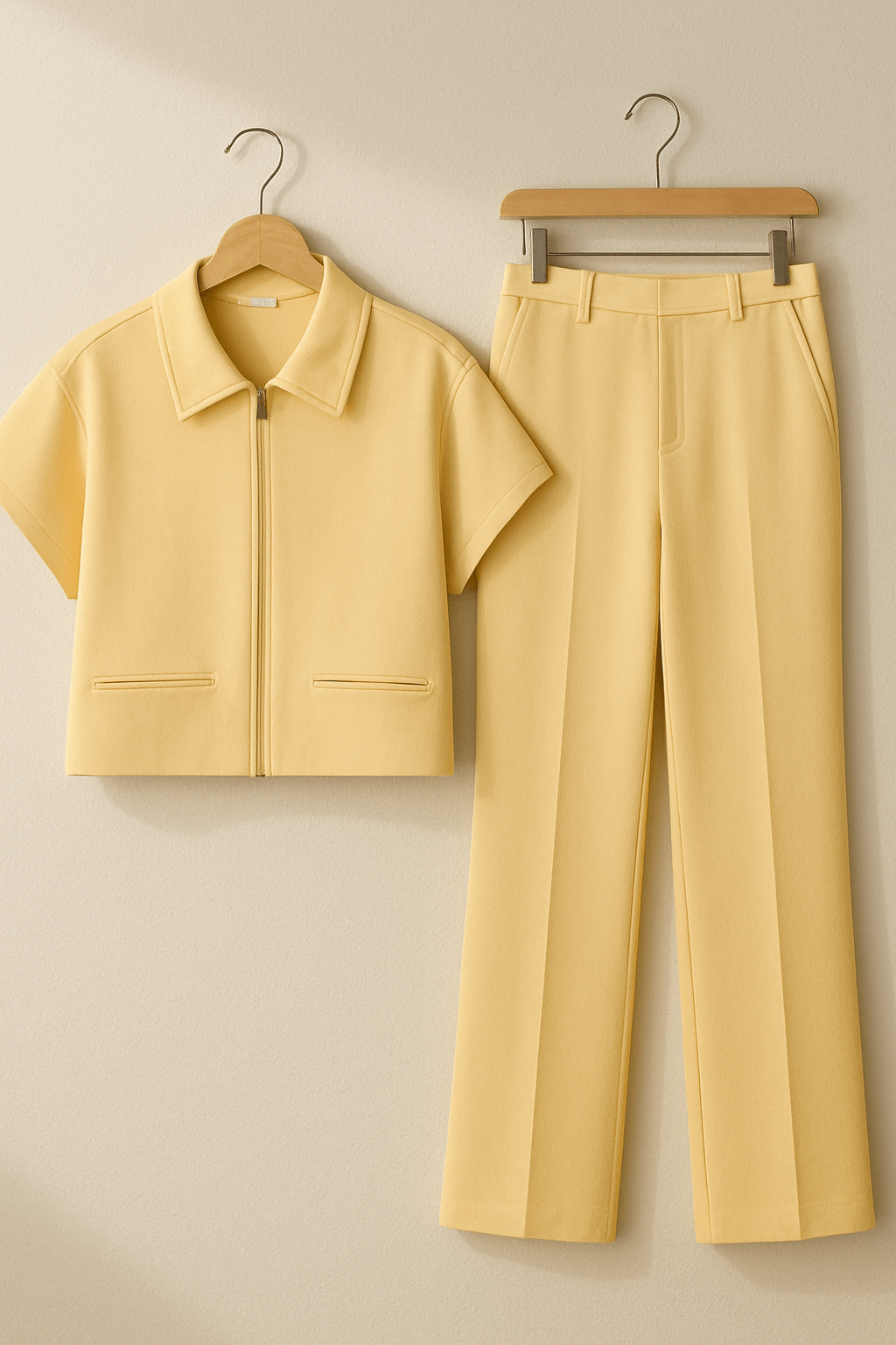 Isabell Zweiteiler Set mit Zip-Top und Hose