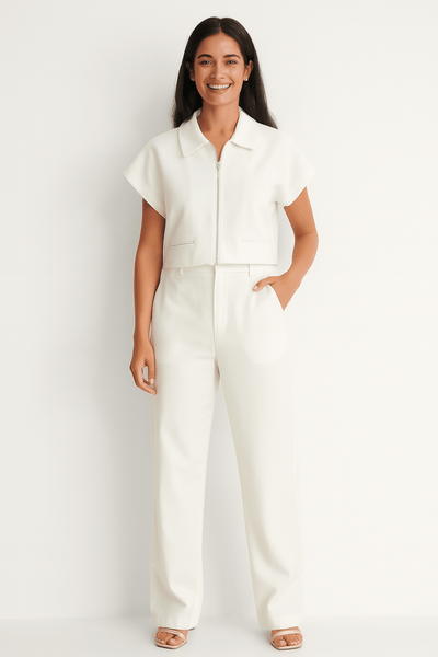 Isabell Zweiteiler Set mit Zip-Top und Hose
