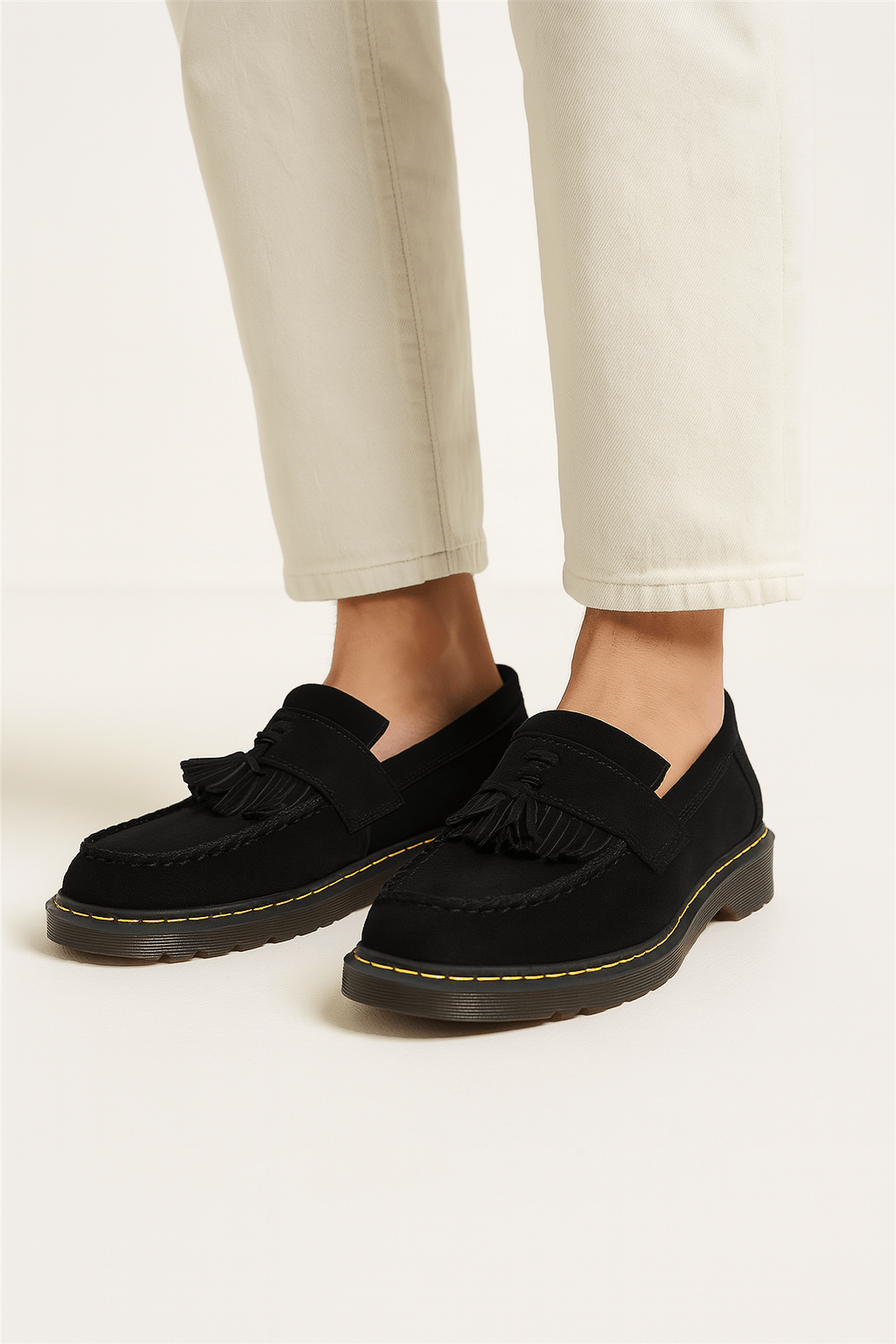 Jack Wildleder-Loafer mit Quasten