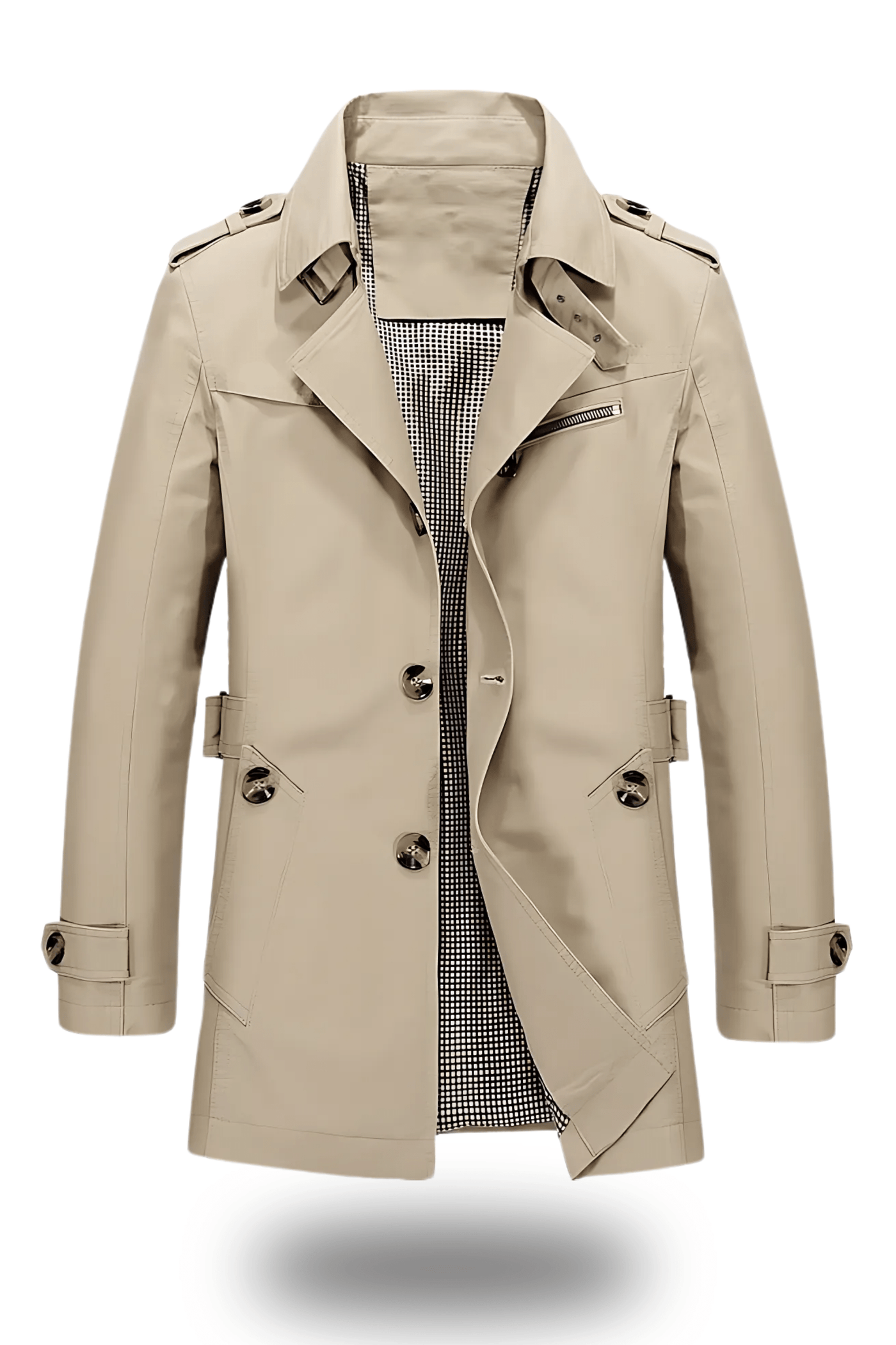 Jens Trenchcoat mit umgelegtem Kragen