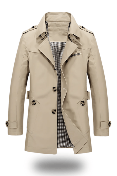 Jens Trenchcoat mit umgelegtem Kragen