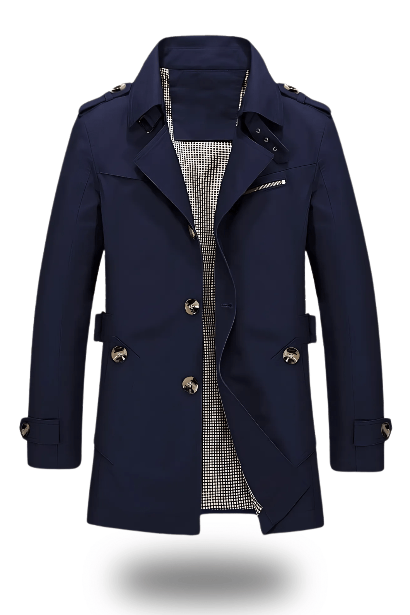 Jens Trenchcoat mit umgelegtem Kragen