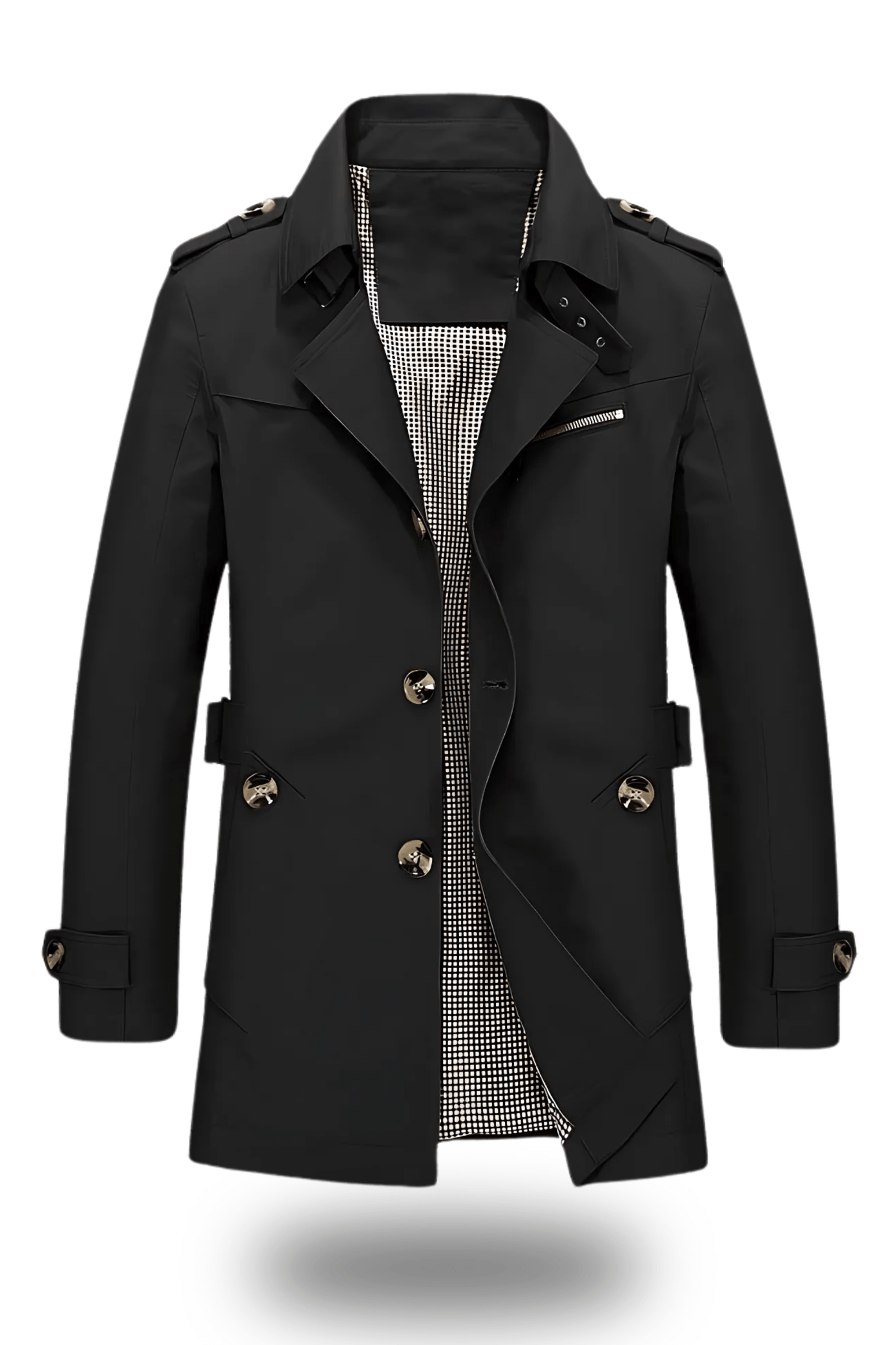 Jens Trenchcoat mit umgelegtem Kragen