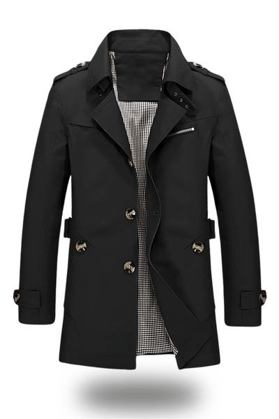 Jens Trenchcoat mit umgelegtem Kragen