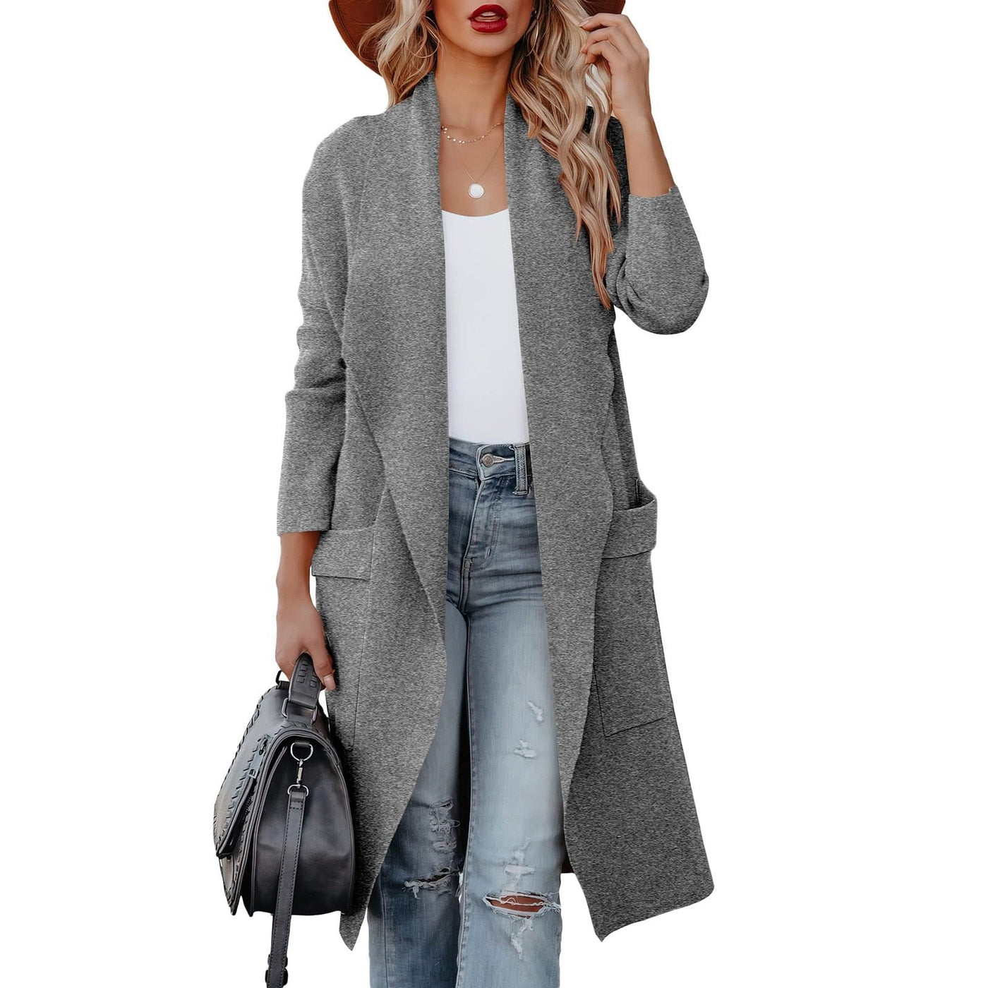 Kathrine Lange Strickjacke