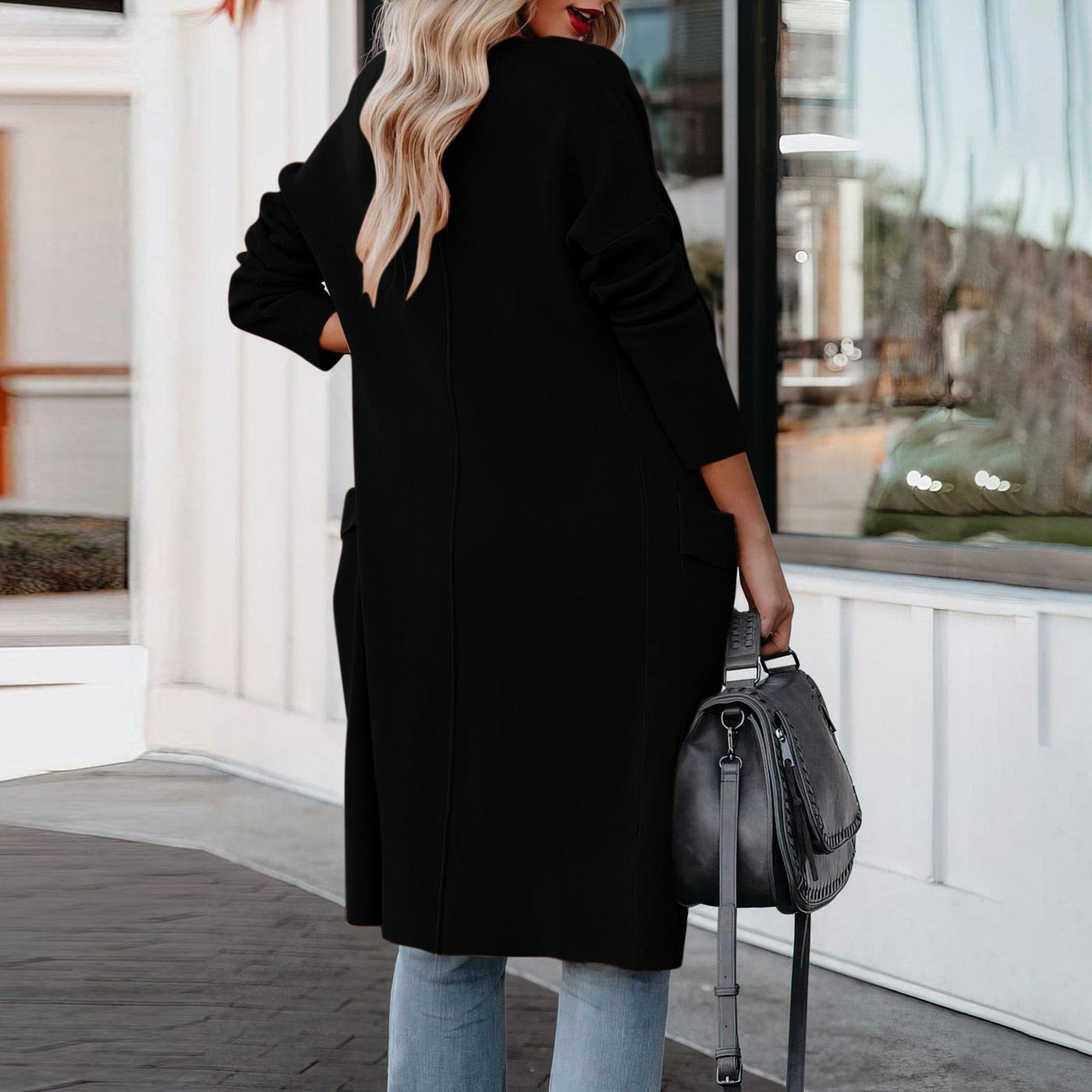 Kathrine Lange Strickjacke