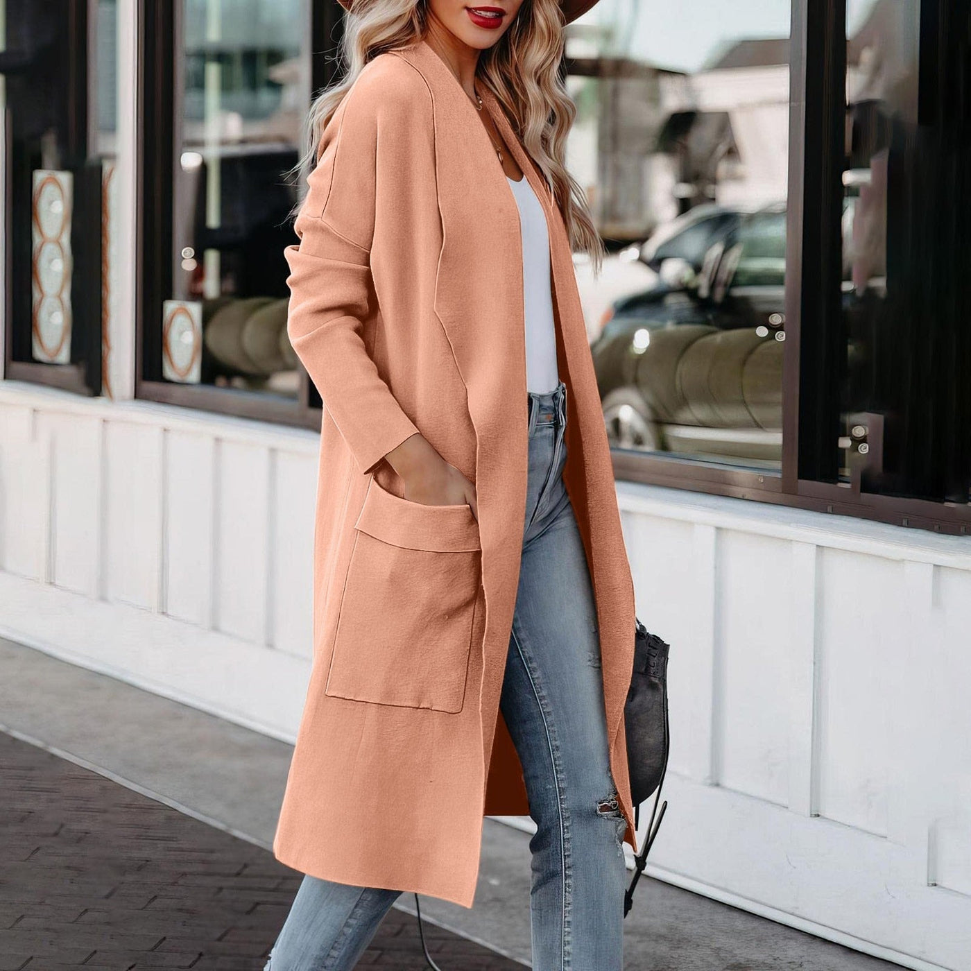 Kathrine Lange Strickjacke