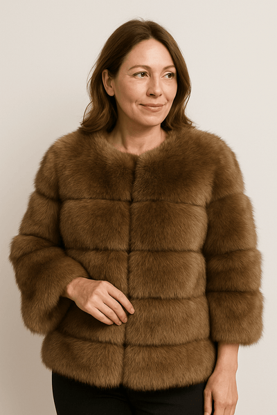 Kirsten Kunstfelljacke Flauschig Kurz
