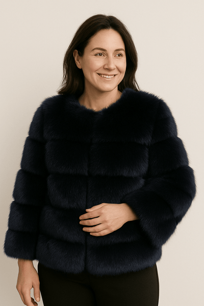 Kirsten Kunstfelljacke Flauschig Kurz
