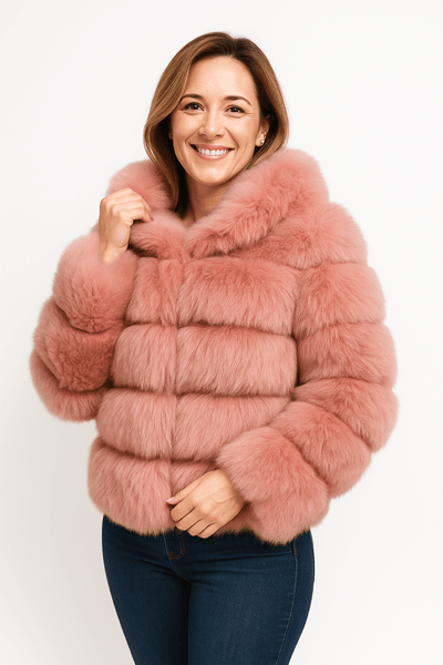 Kirsten Kunstfelljacke Flauschig Kurz