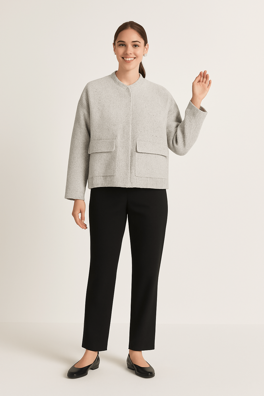 Lilli Strukturjacke mit Taschen