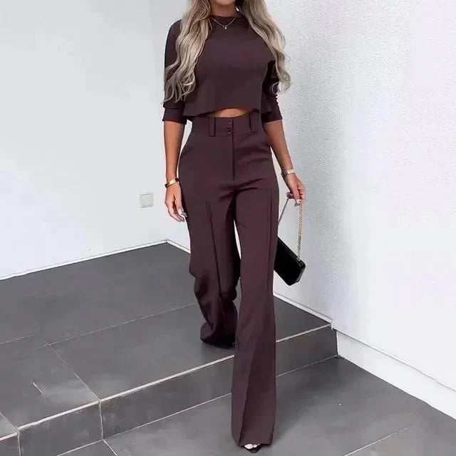 Merida Cropped Oberteil und Hose Set