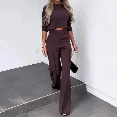 Merida Cropped Oberteil und Hose Set