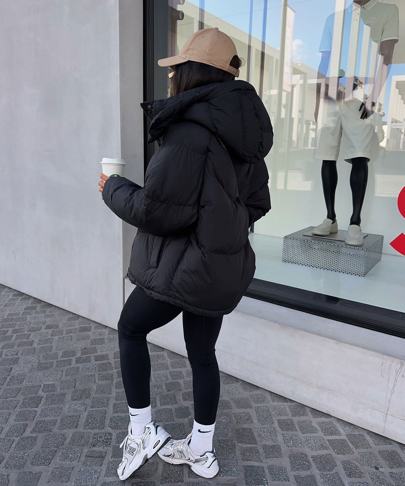 Pufferjacke Fina Schwarz