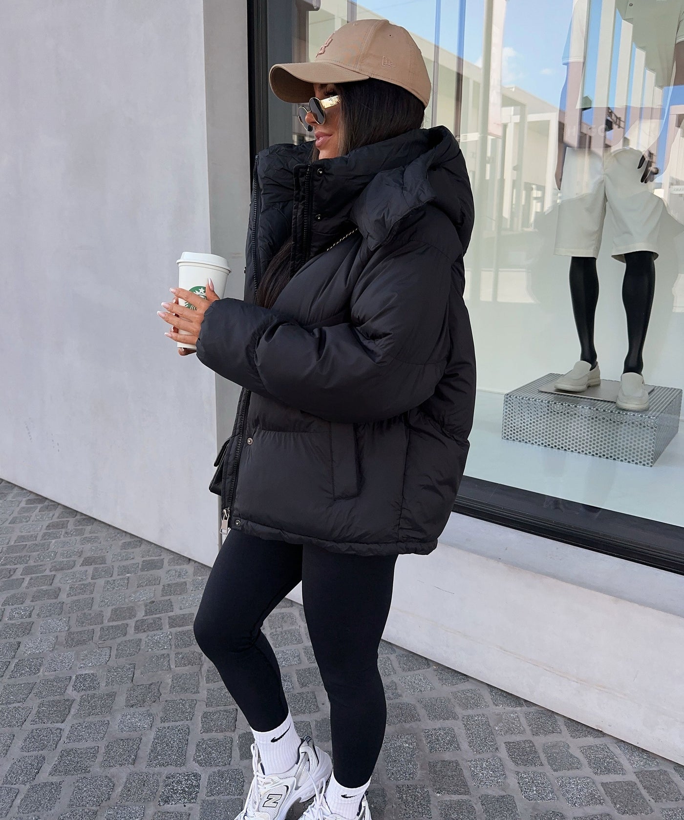 Pufferjacke Fina Schwarz